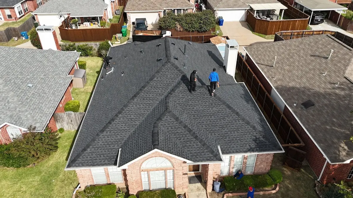 Slate & Tile Roof Repair work in progress on a New Brighton property